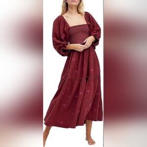 Free People Boho Maxi Dress Size Large
